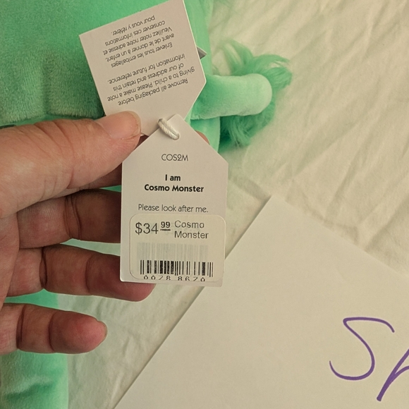 Jellycat Mint Green Stuffed Animal - Picture 4 of 4